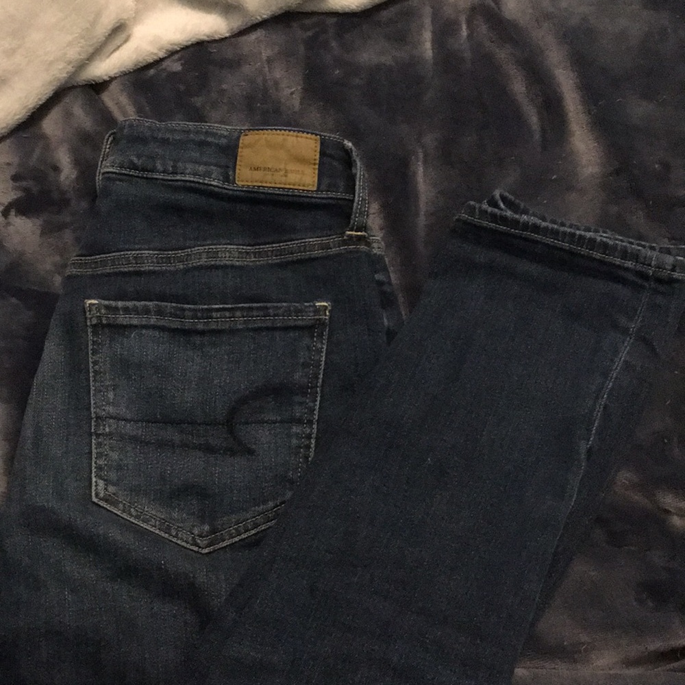 American Eagle high rise tomgirl Jeans